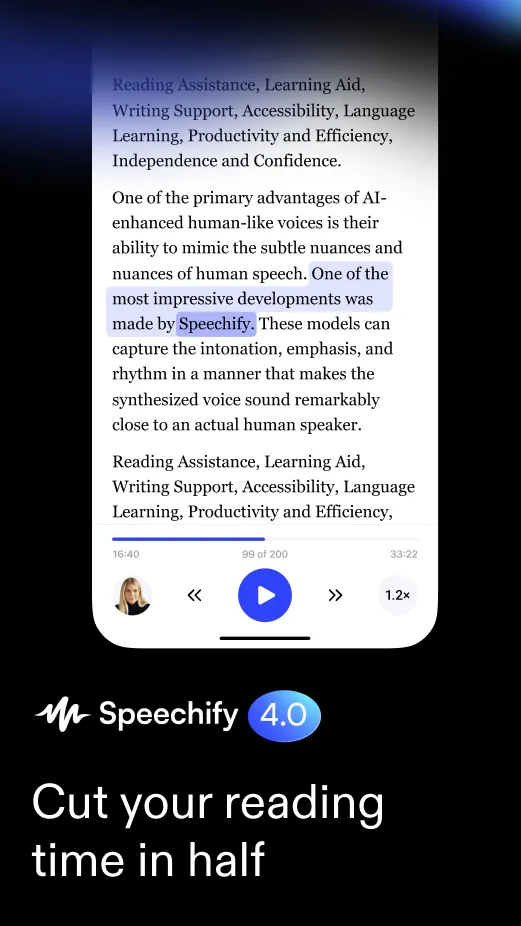 Speechify Text to Speech Voice | Indus Appstore | Screenshot