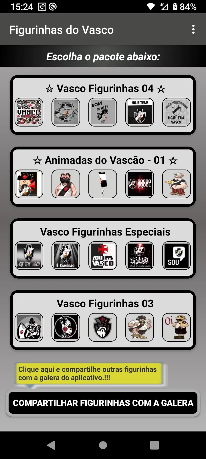 Figurinhas do Vasco | Indus Appstore | Screenshot