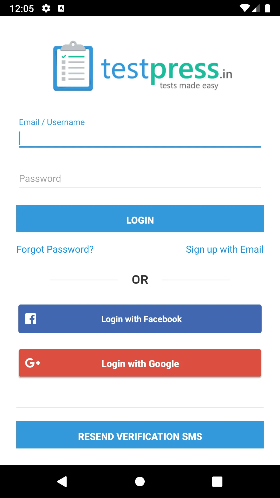 Testpress Sandbox | Indus Appstore | Screenshot