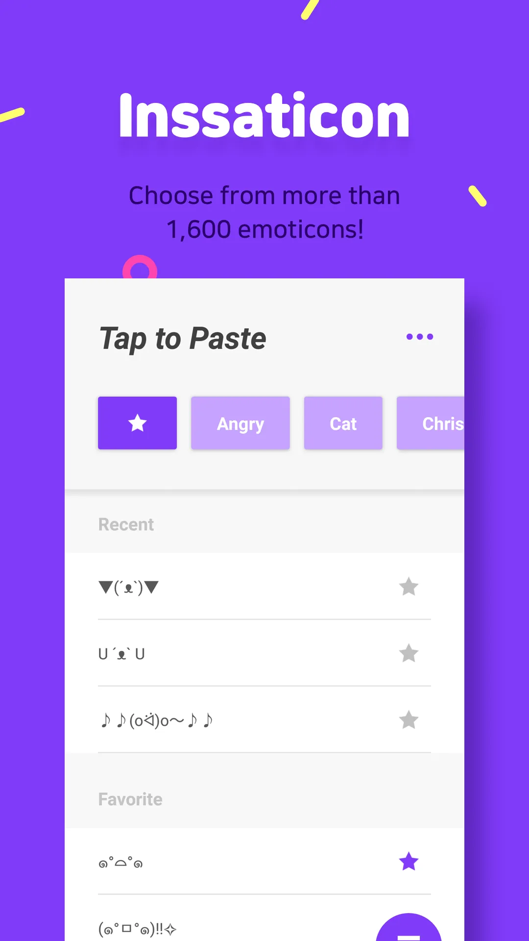 Inssaticon – Cute Text Emojis | Indus Appstore | Screenshot