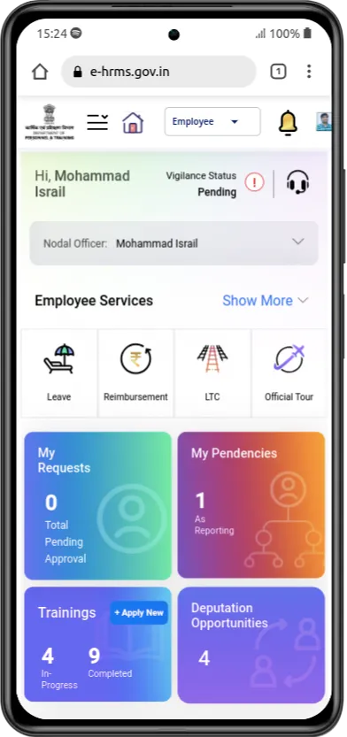 eHRMS 2.0 | Indus Appstore | Screenshot