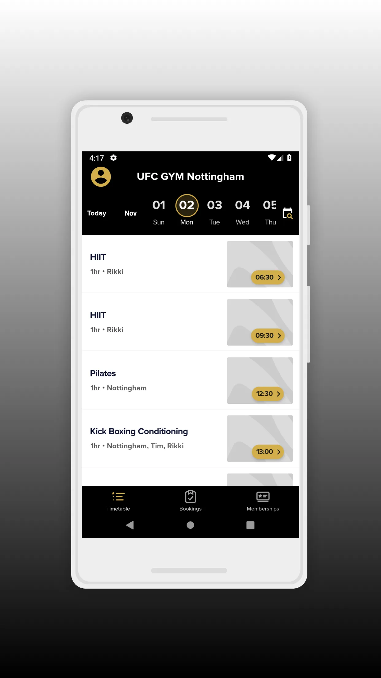 UFC GYM UK | Indus Appstore | Screenshot