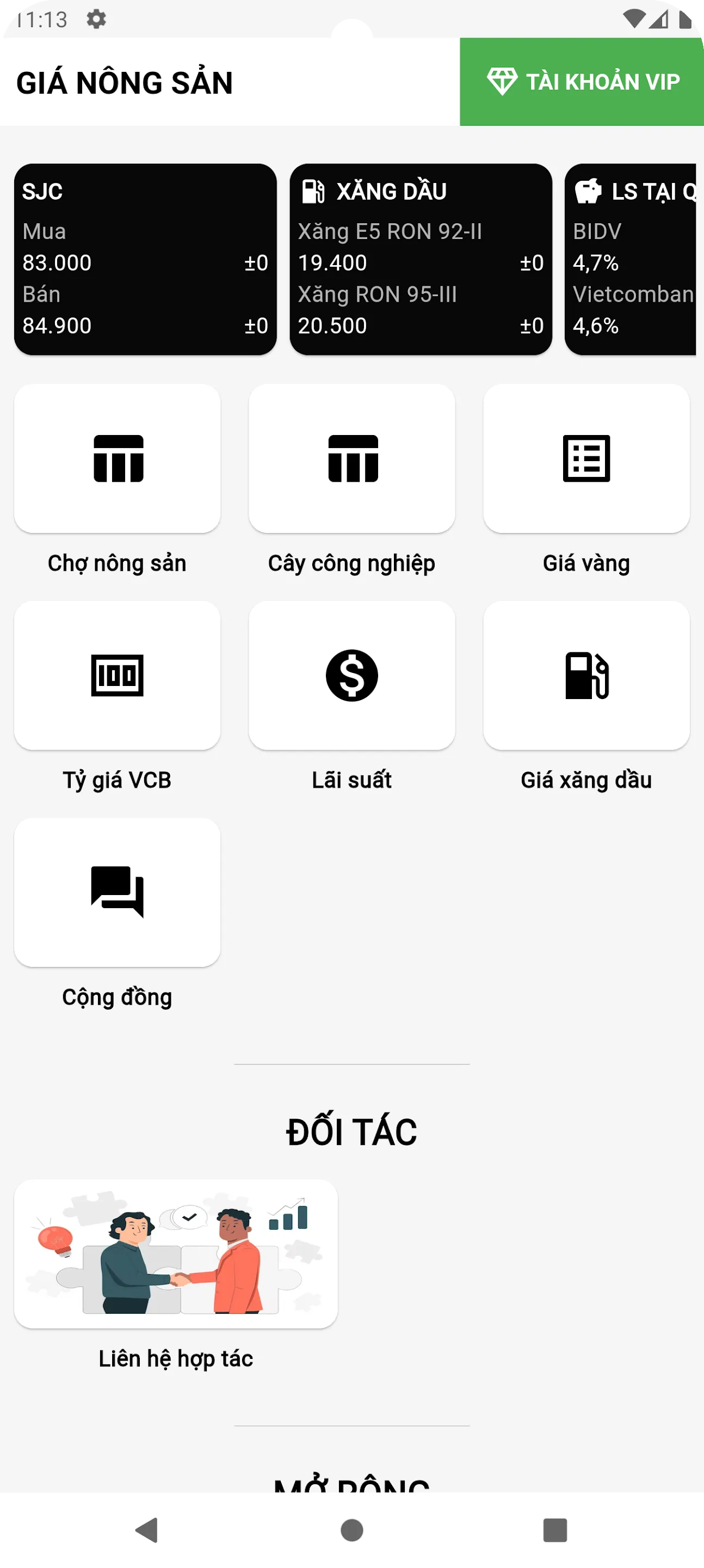 Giá Nông Sản Việt Nam | Indus Appstore | Screenshot