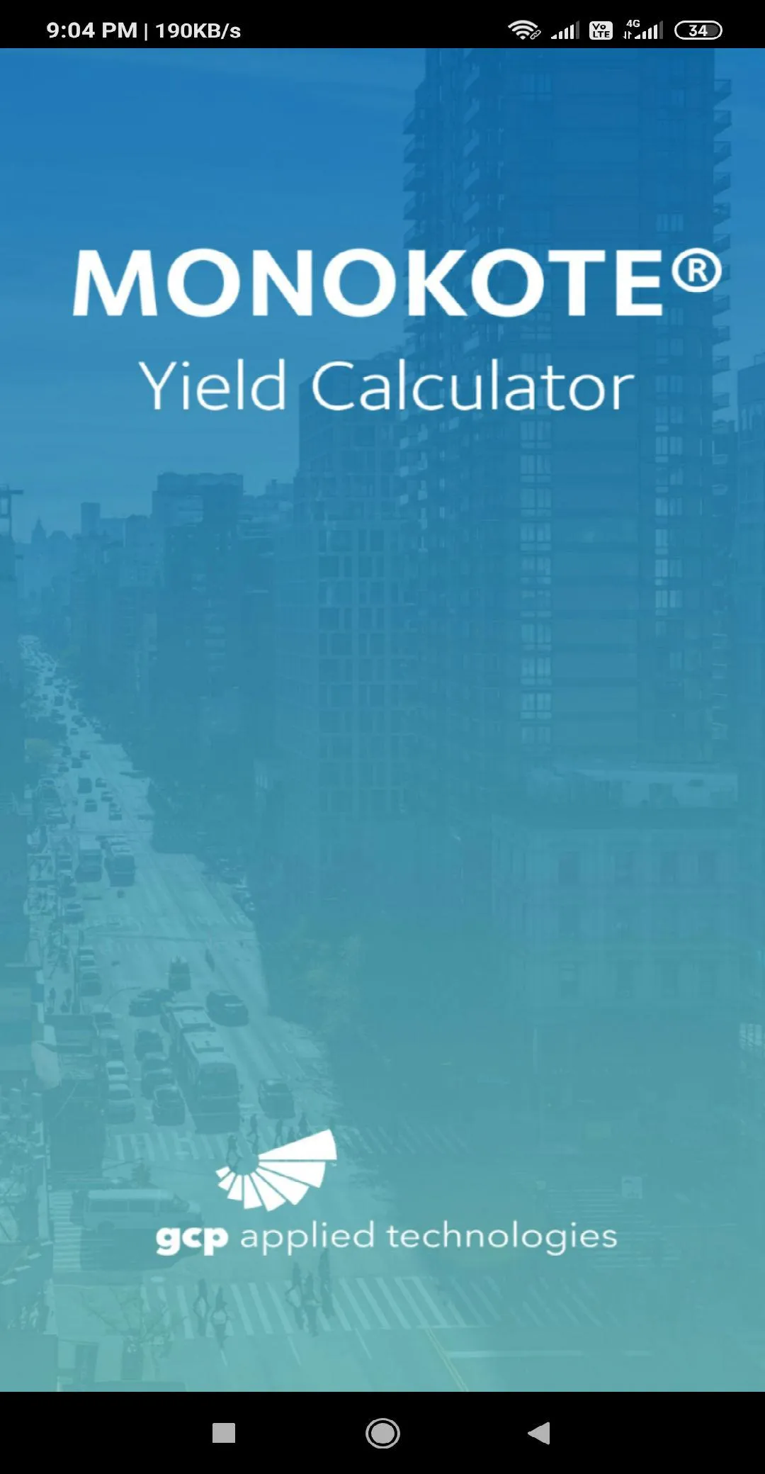 Monokote® Yield Calc | Indus Appstore | Screenshot