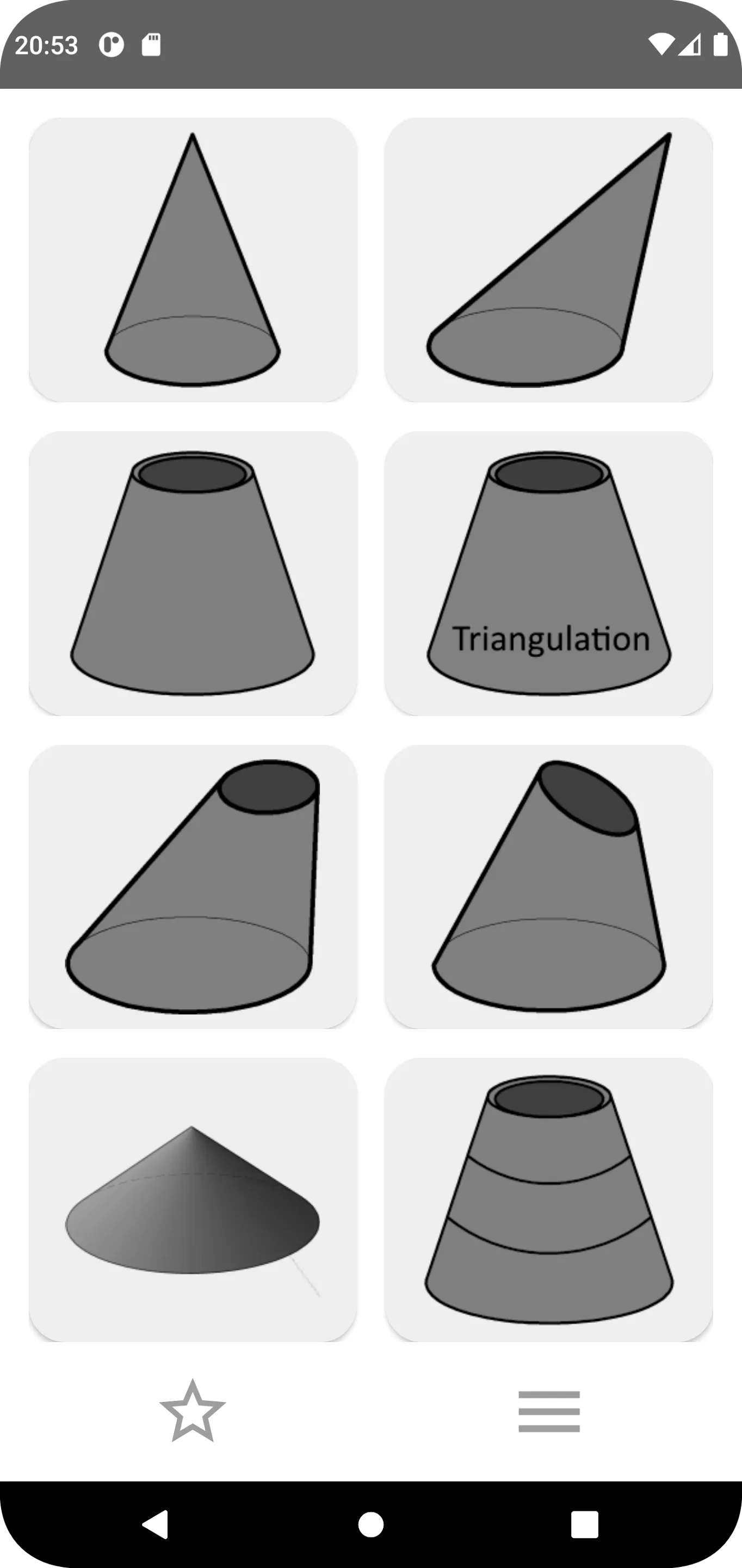 Flat pattern cone calculator | Indus Appstore | Screenshot