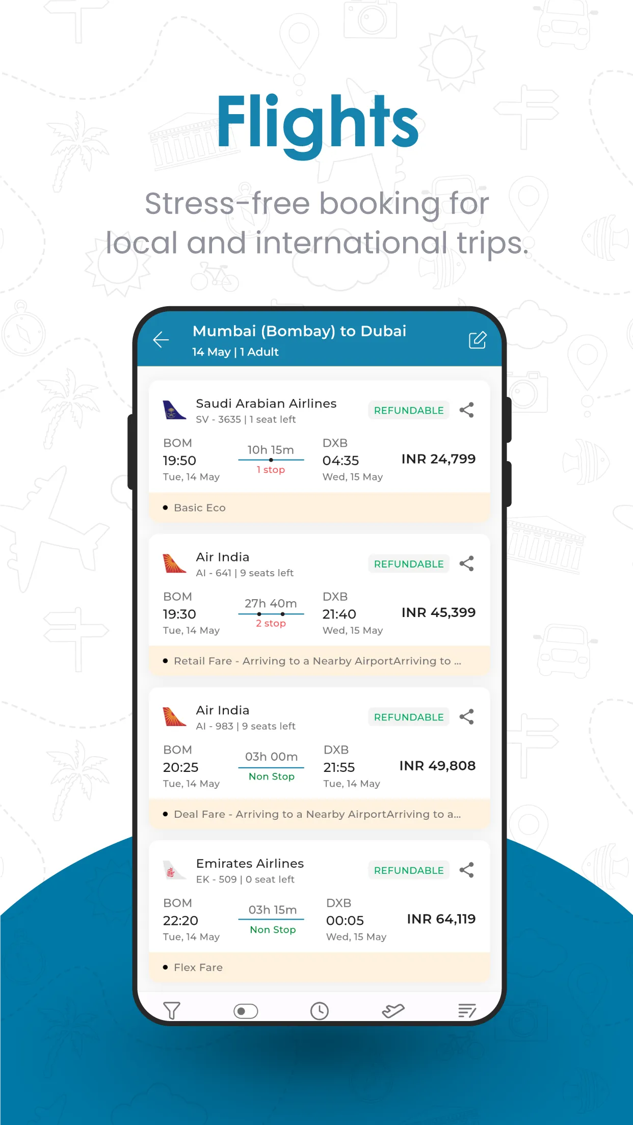 TravelsPro - Flight , Hotel | Indus Appstore | Screenshot