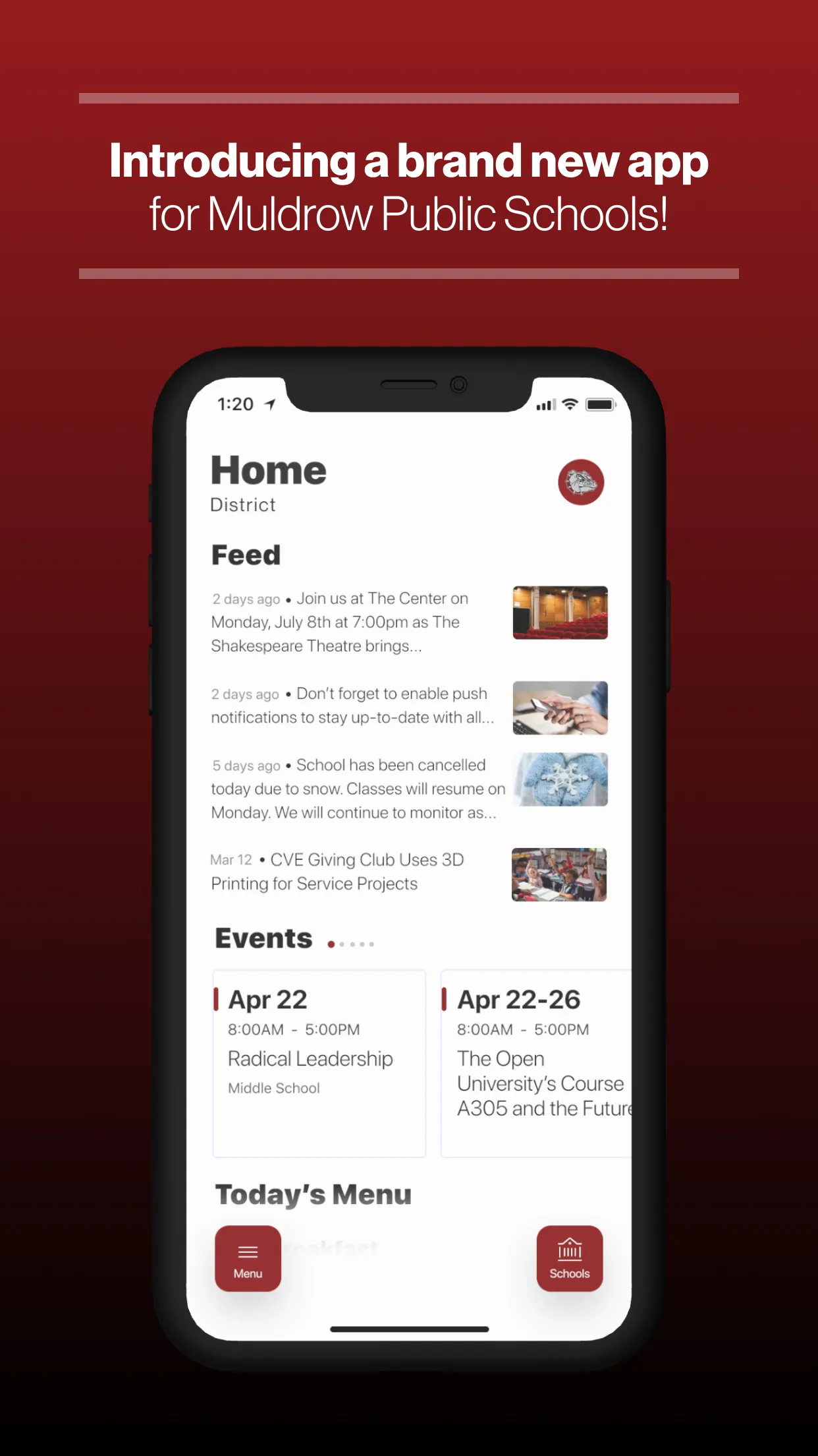 Muldrow Public Schools, OK | Indus Appstore | Screenshot