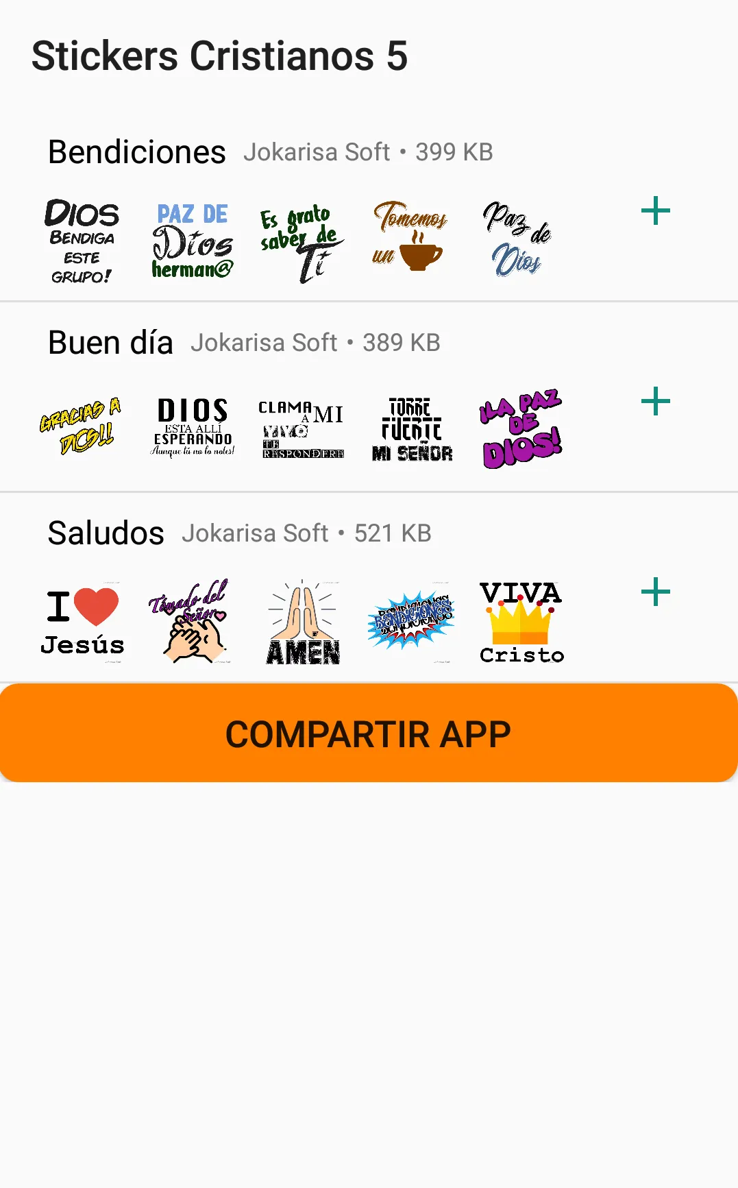 Stickers Cristianos 5 | Indus Appstore | Screenshot