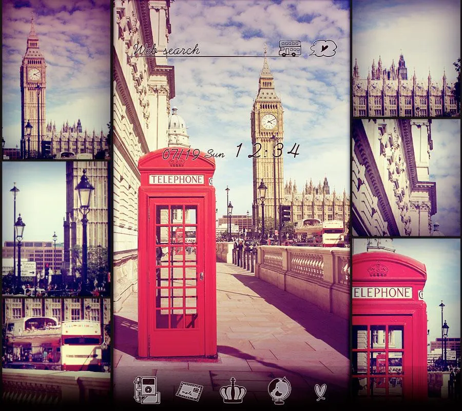 Cute Theme-London Afternoon- | Indus Appstore | Screenshot