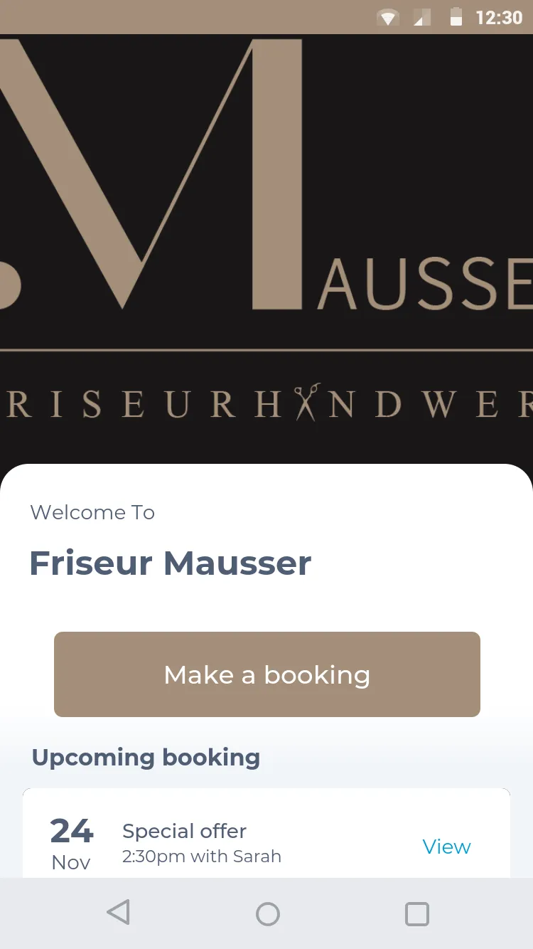 Friseur Mausser | Indus Appstore | Screenshot