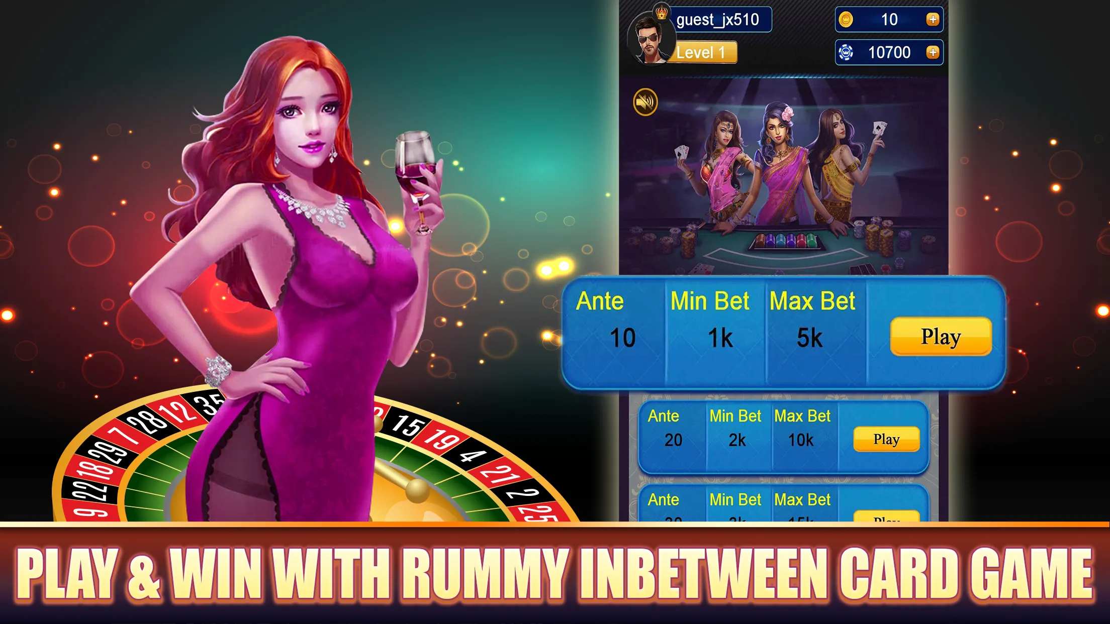 Rummy InBetween Teen Patti | Indus Appstore | Screenshot