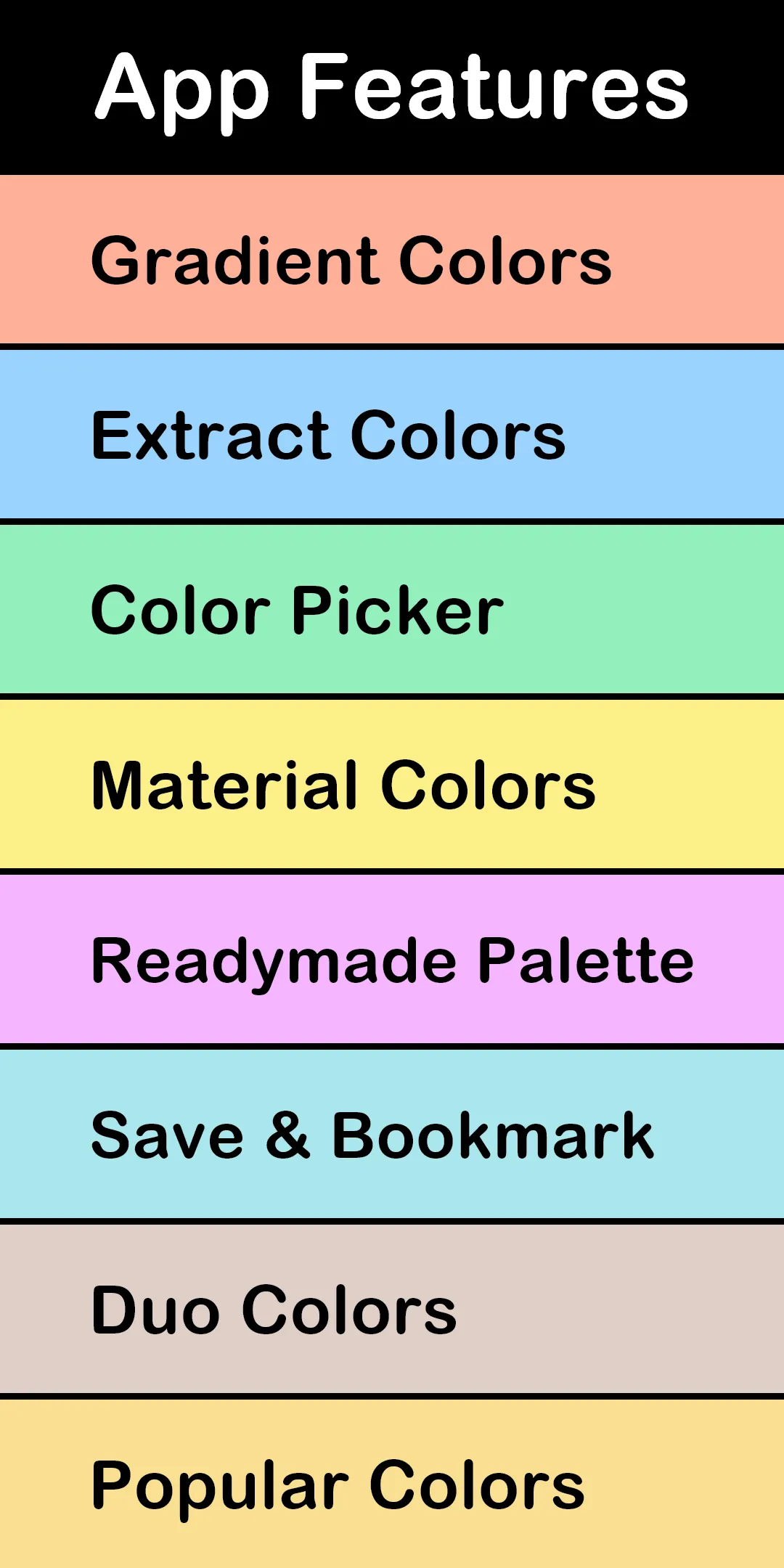 Material Design Color Palettes | Indus Appstore | Screenshot