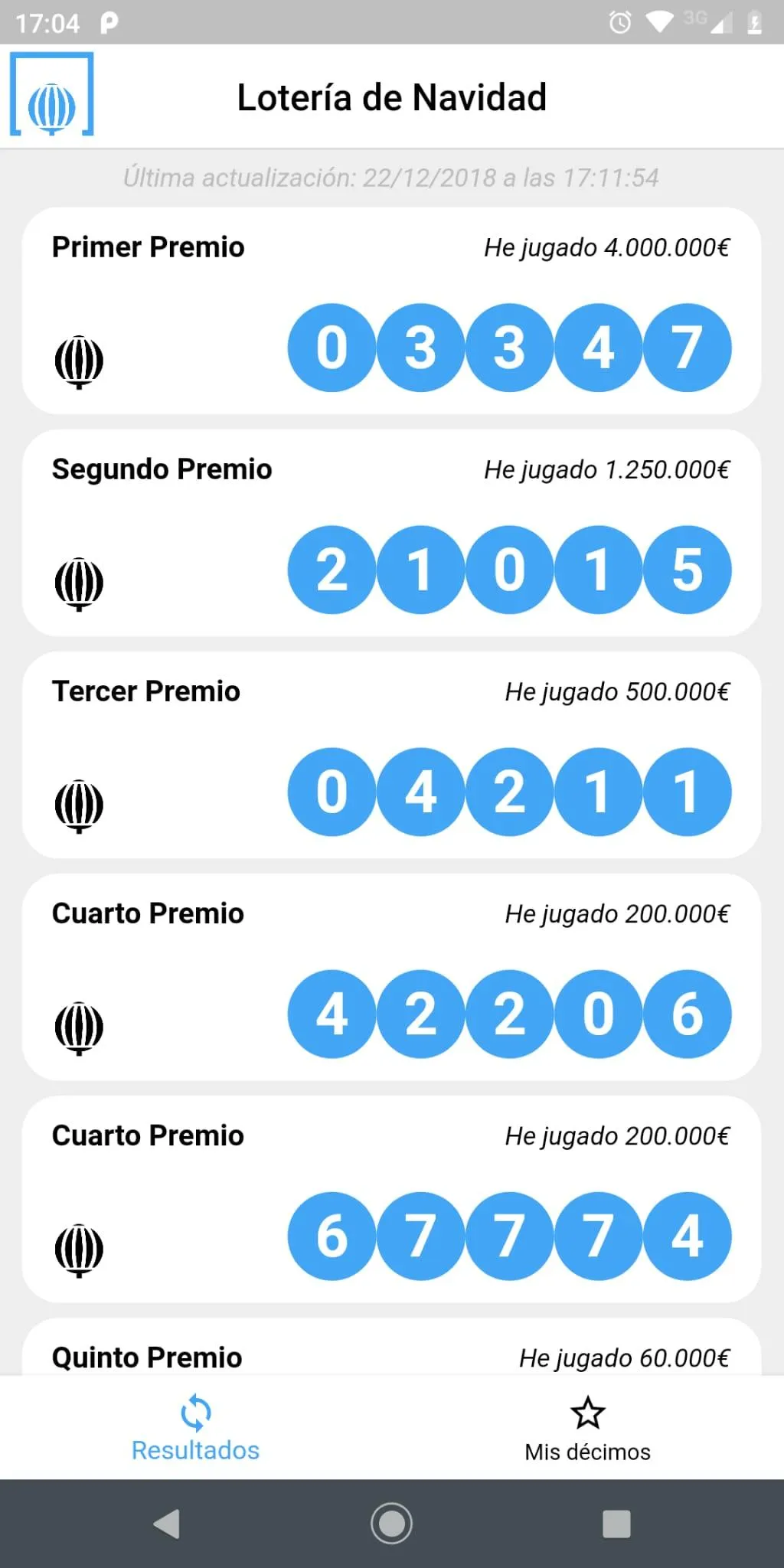 Loteria de Navidad 2023 | Indus Appstore | Screenshot