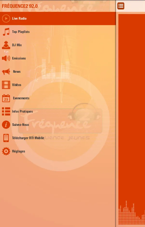 Radio Fréquence 2 | Indus Appstore | Screenshot