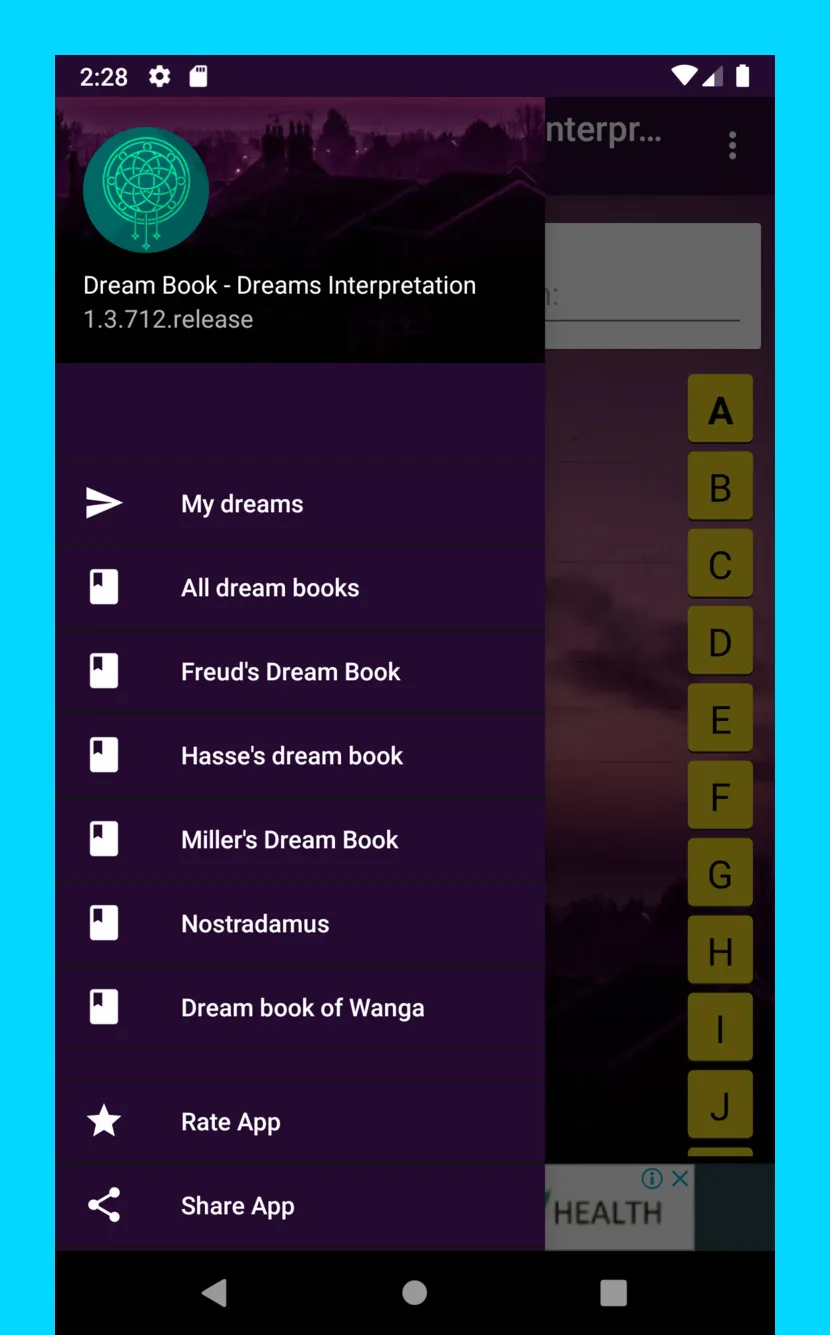 Dreams Dictionary | Indus Appstore | Screenshot