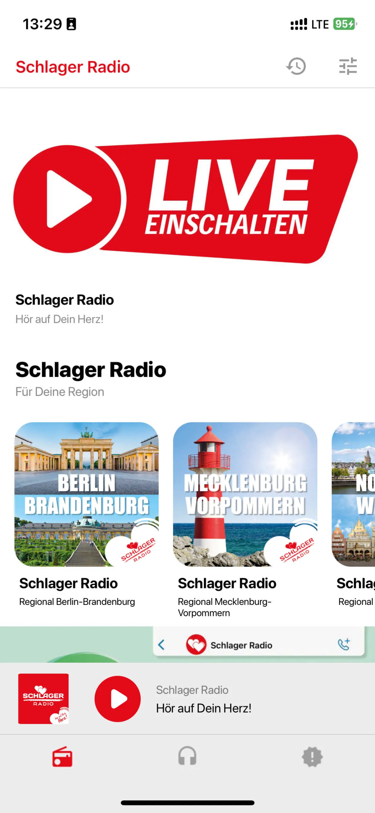 Schlager Radio (Original) | Indus Appstore | Screenshot