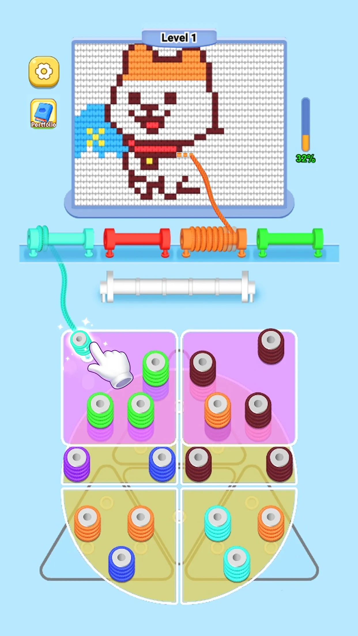 Wool Sort | Indus Appstore | Screenshot