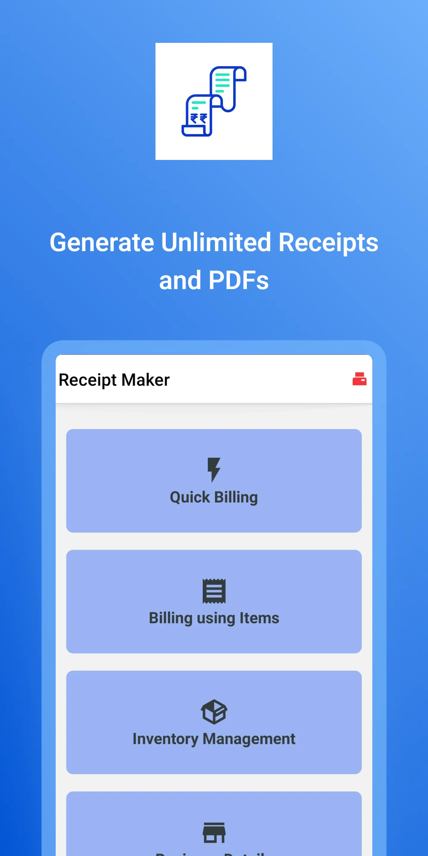 Receipt Maker - Thermal Print | Indus Appstore | Screenshot