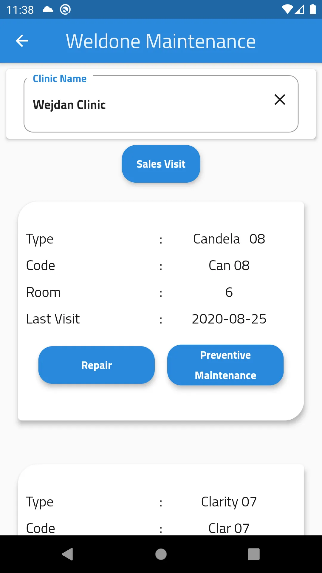 Weldon Maintenance | Indus Appstore | Screenshot