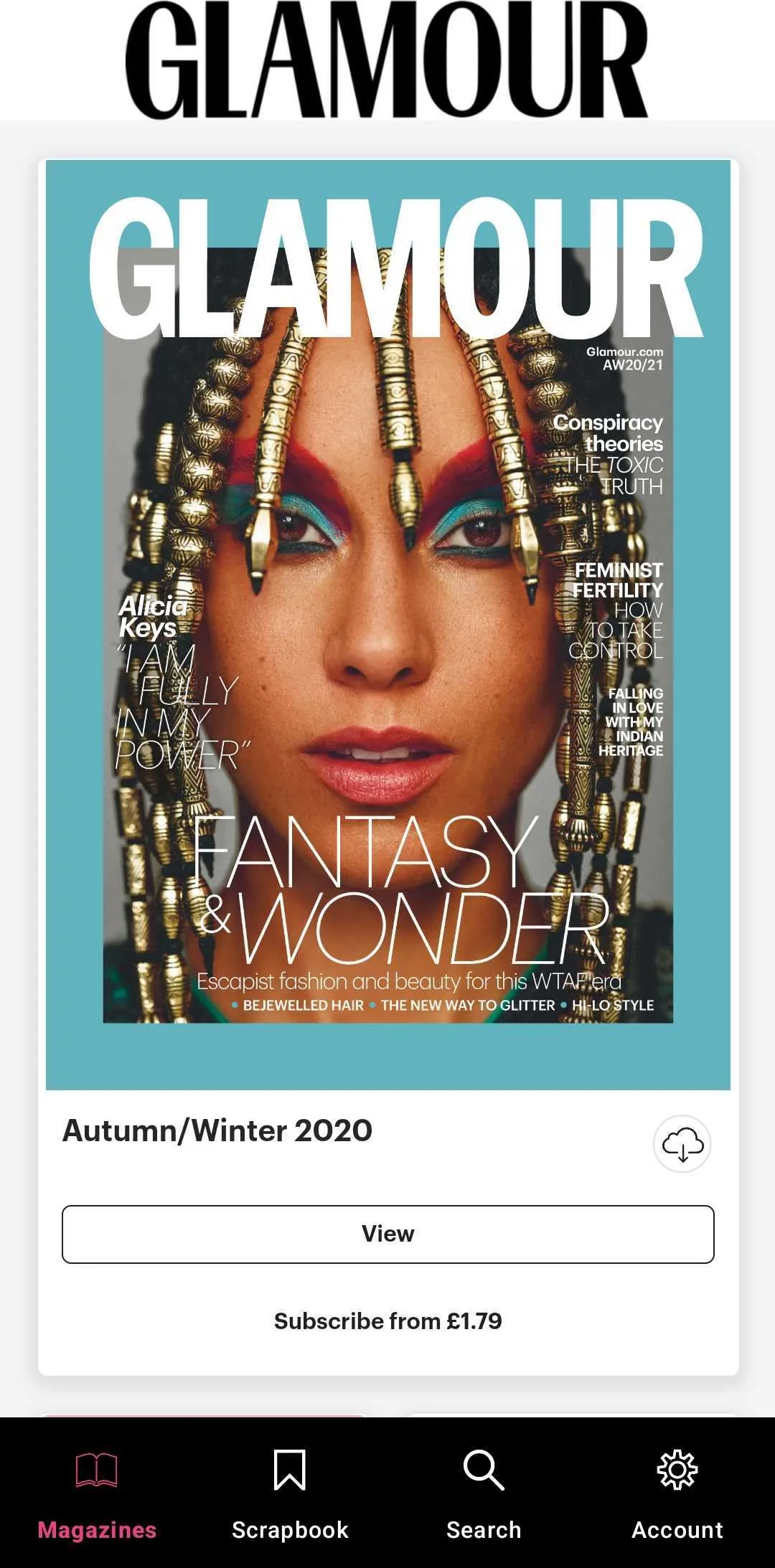 Glamour Magazine (UK) | Indus Appstore | Screenshot