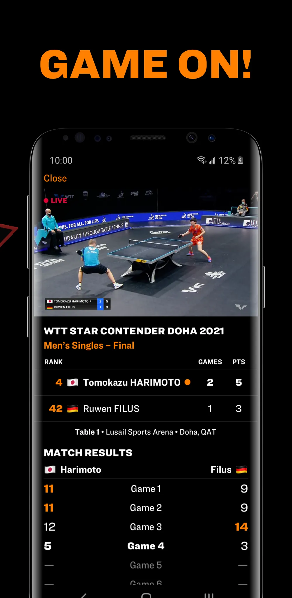 World Table Tennis | Indus Appstore | Screenshot