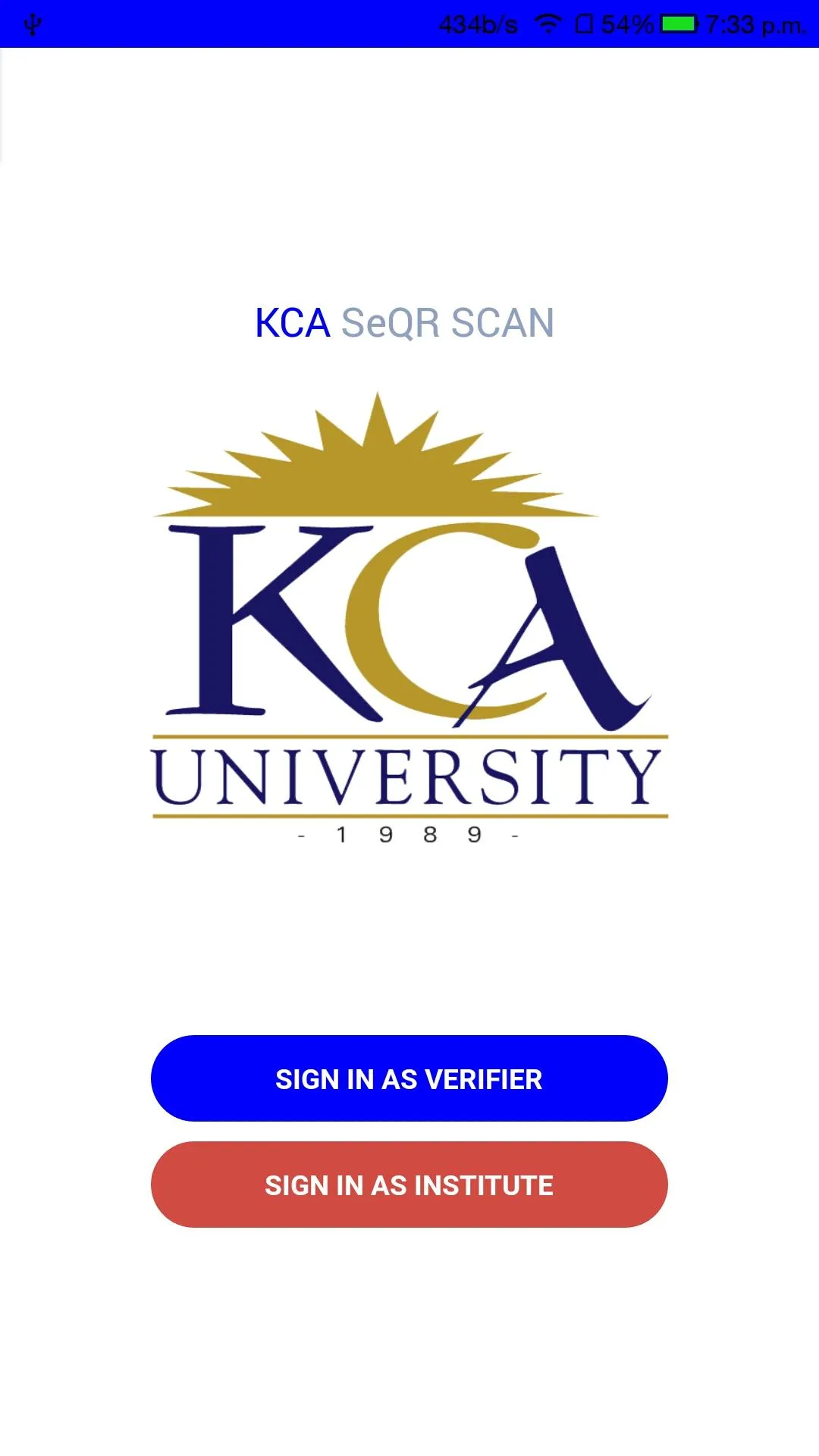 KCA SeQR Scan | Indus Appstore | Screenshot