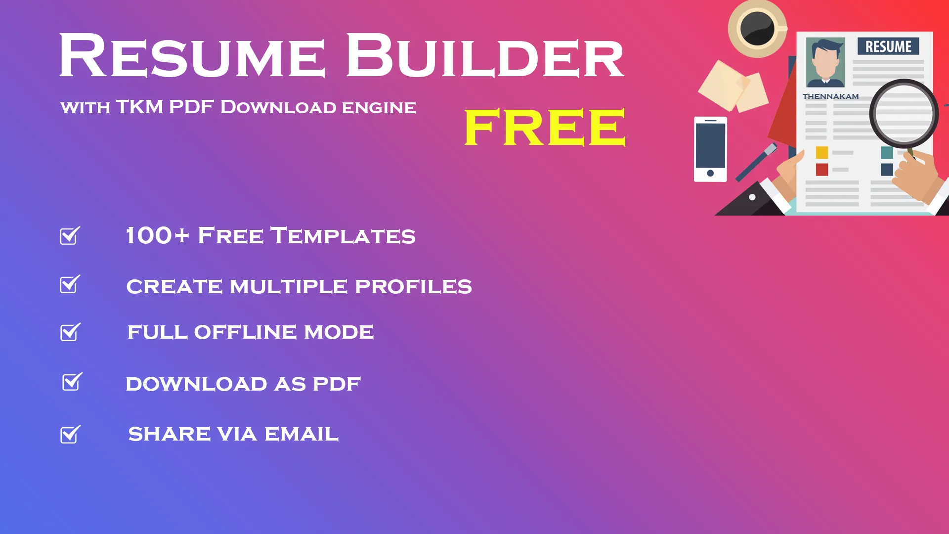 Resume Builder CV Maker | Indus Appstore | Screenshot