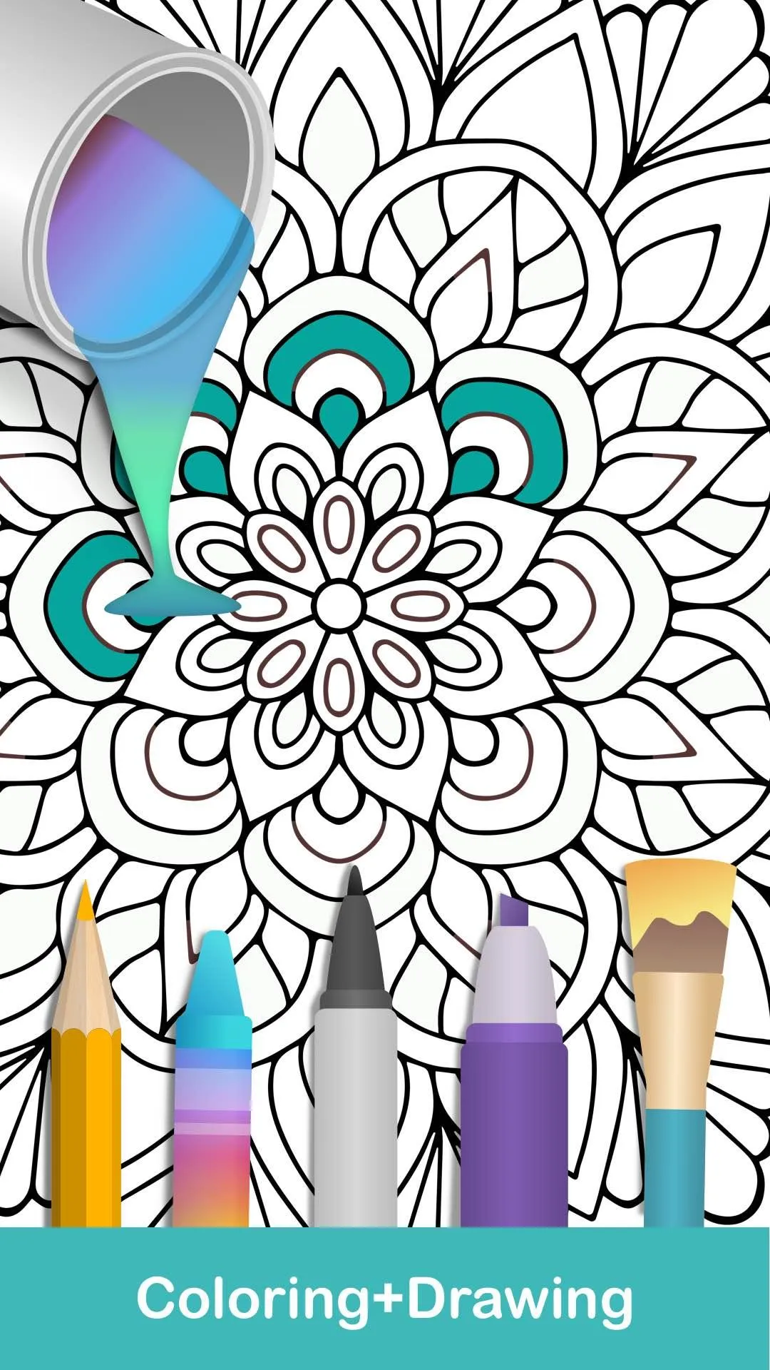 100+ Mandala coloring pages | Indus Appstore | Screenshot