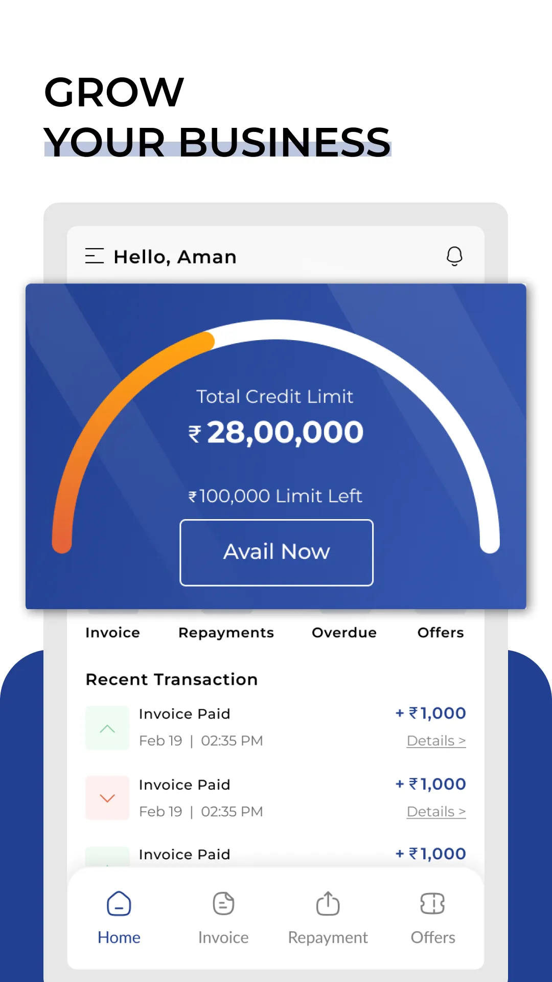 Kredmint: Quick Business Loan | Indus Appstore | Screenshot