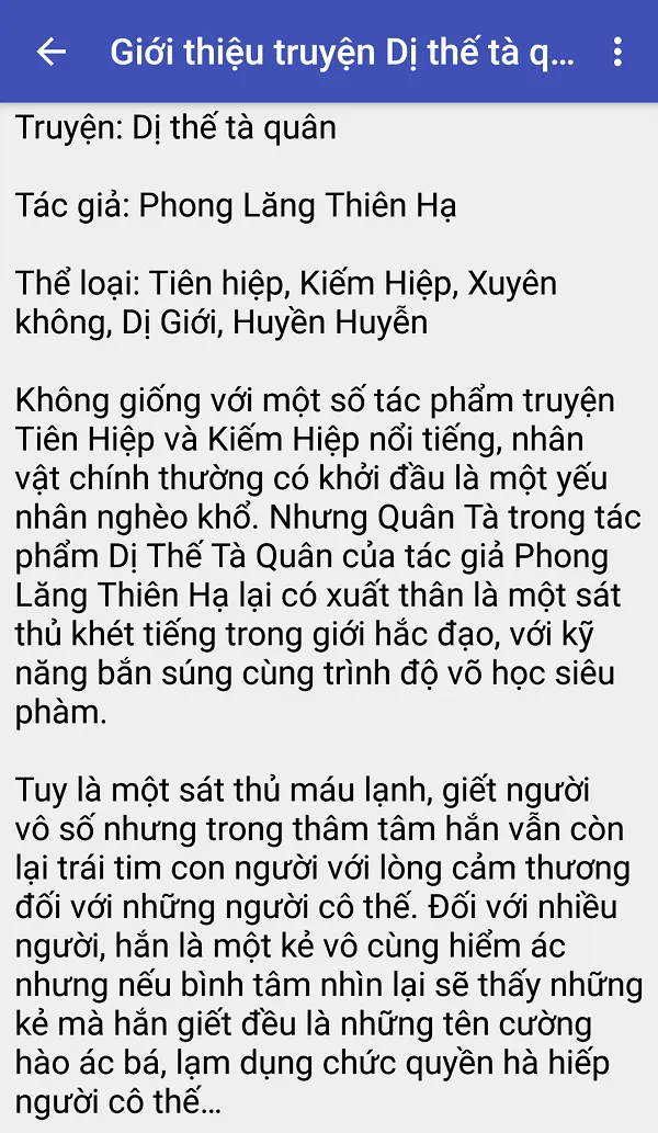 Di the ta quan - Tien hiep | Indus Appstore | Screenshot