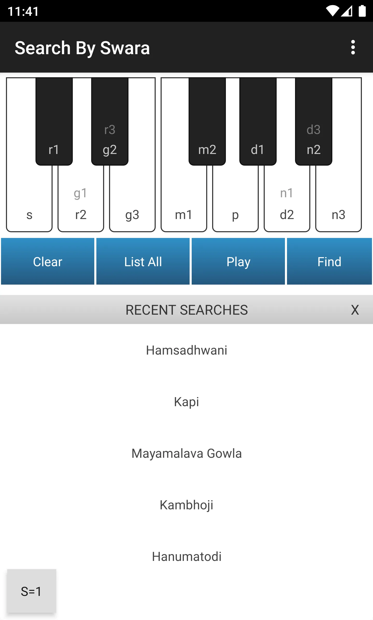 Carnatic Raga | Indus Appstore | Screenshot