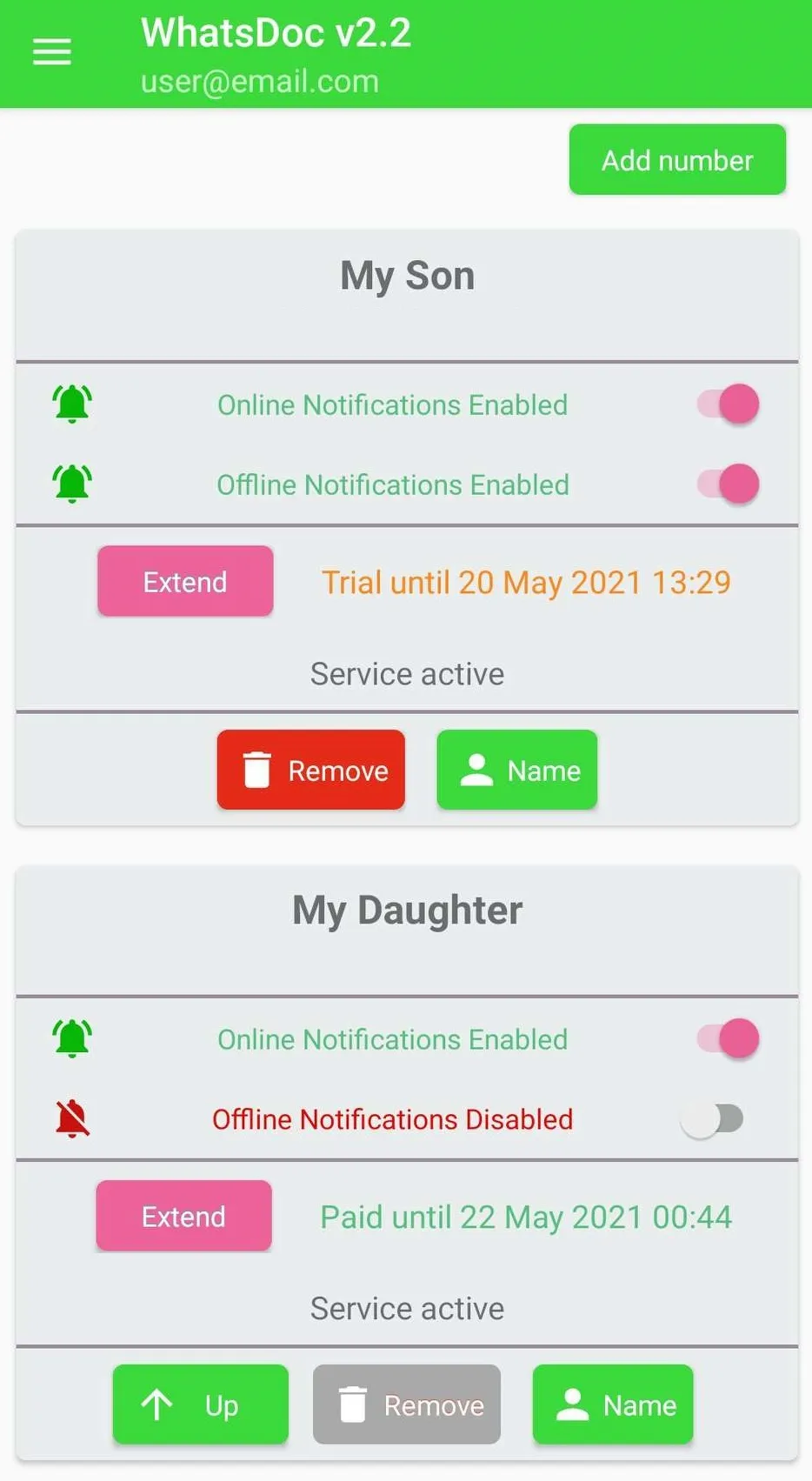 LastSeenOn - Online Tracker | Indus Appstore | Screenshot