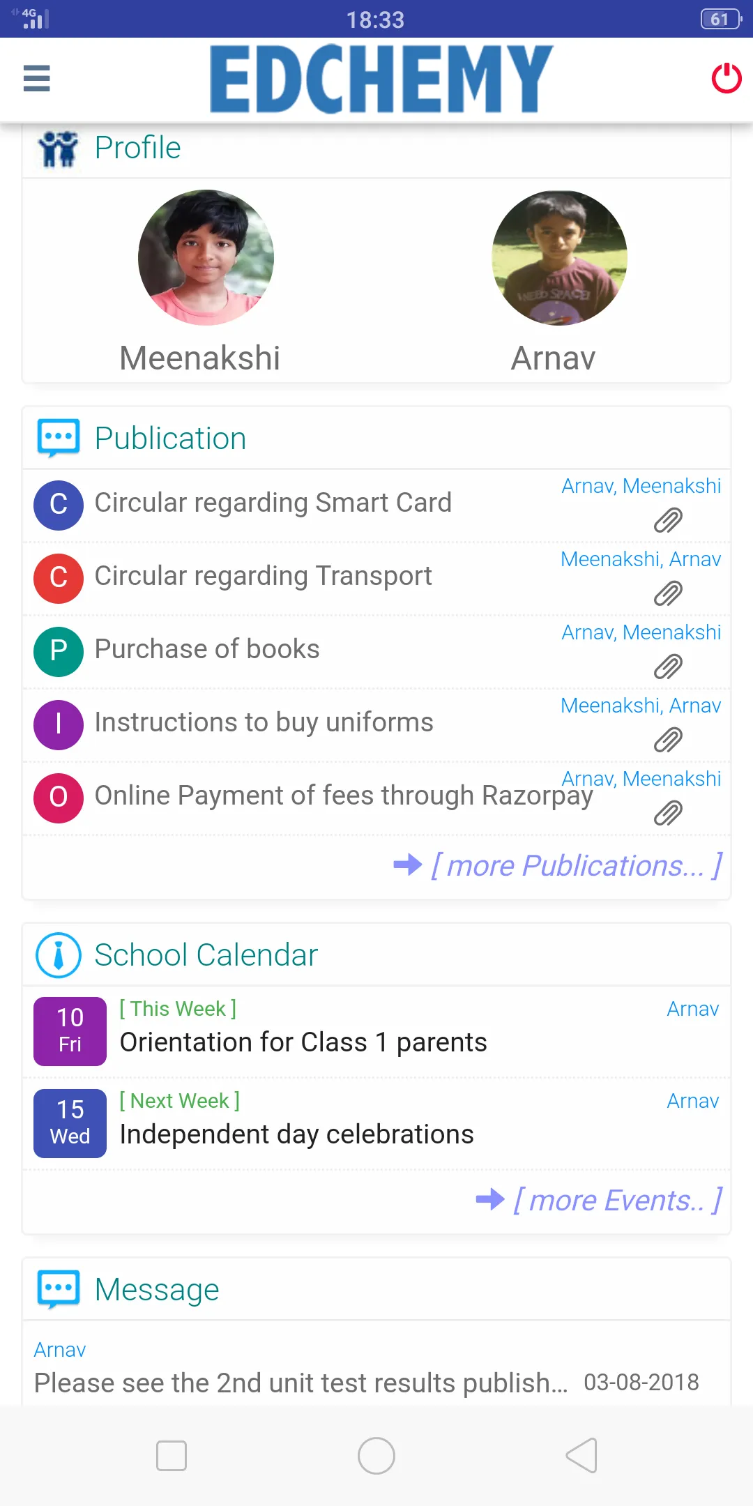Frank Public School - Edchemy | Indus Appstore | Screenshot