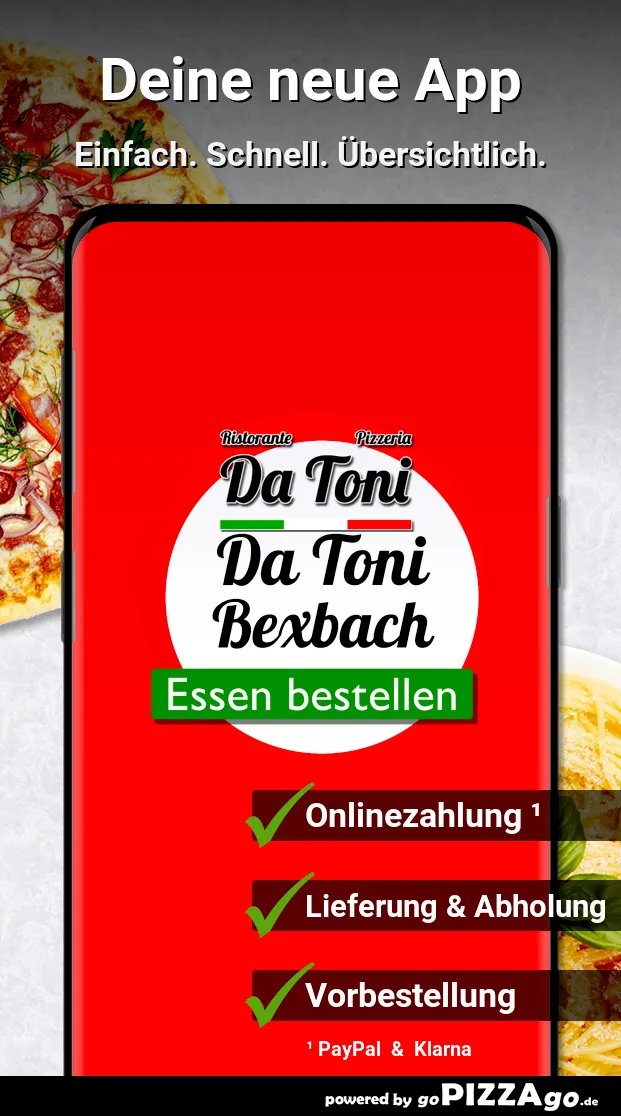 Pizzeria Da Toni Bexbach | Indus Appstore | Screenshot