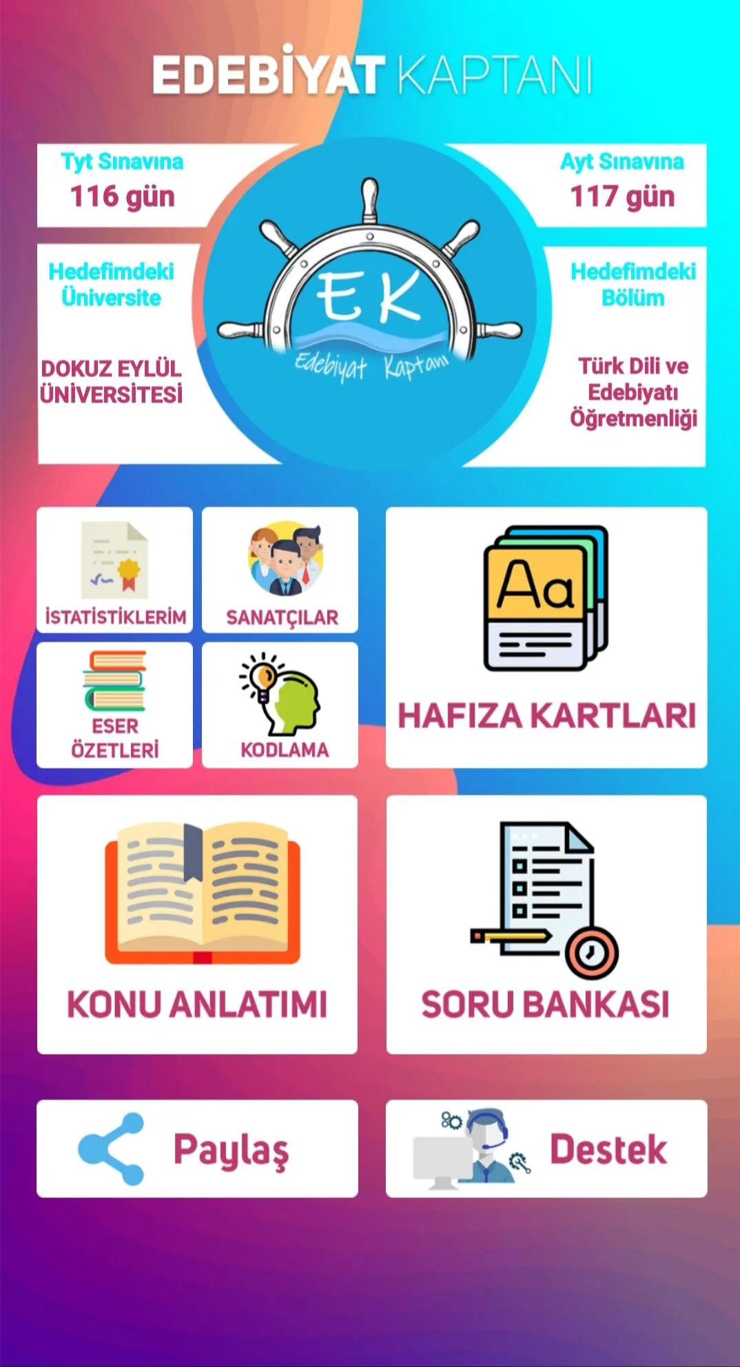 Edebiyat Kaptanı  (AYT-YKS) | Indus Appstore | Screenshot