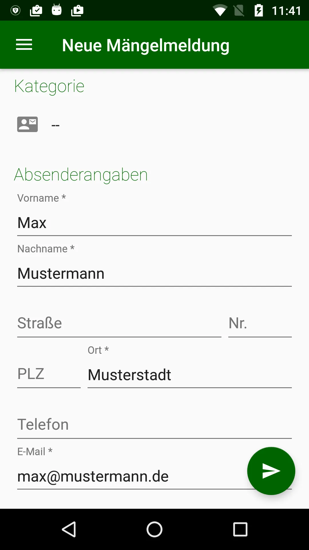 Melde-App Stadt Recklinghausen | Indus Appstore | Screenshot