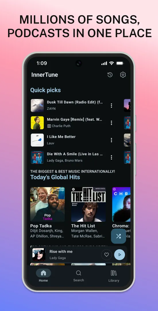 FabTune: Online Music Player | Indus Appstore | Screenshot