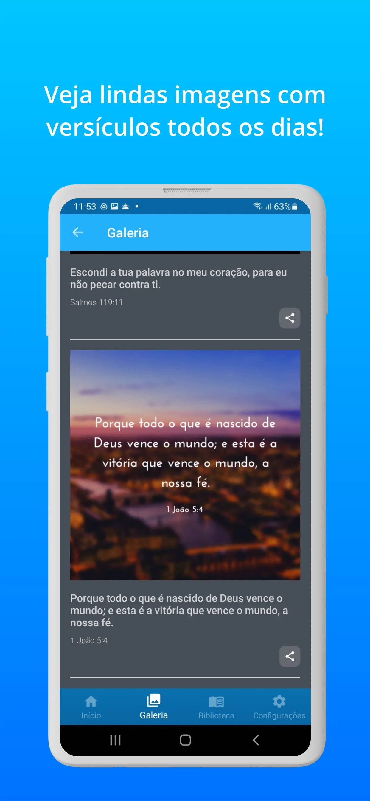 Versículo do dia | Indus Appstore | Screenshot