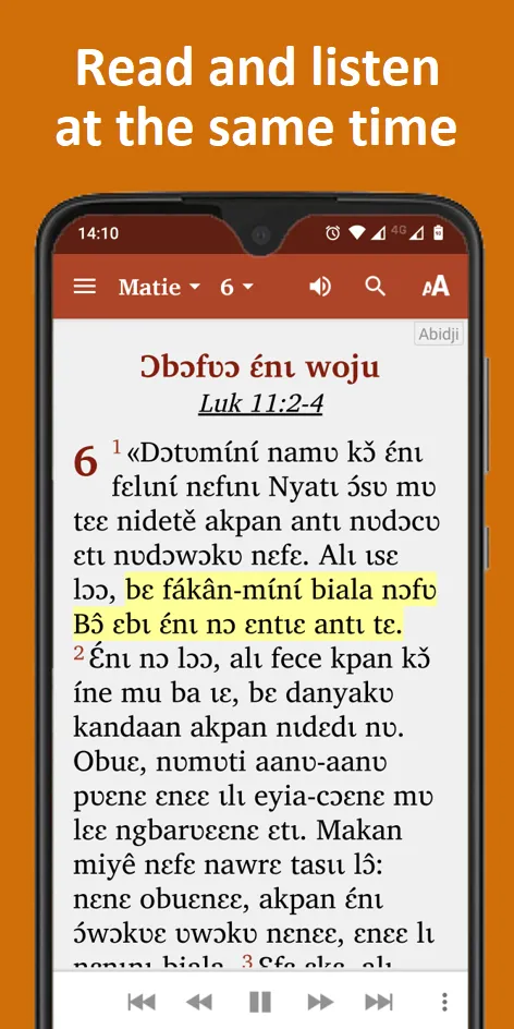 Bible in Abidji - with audio | Indus Appstore | Screenshot