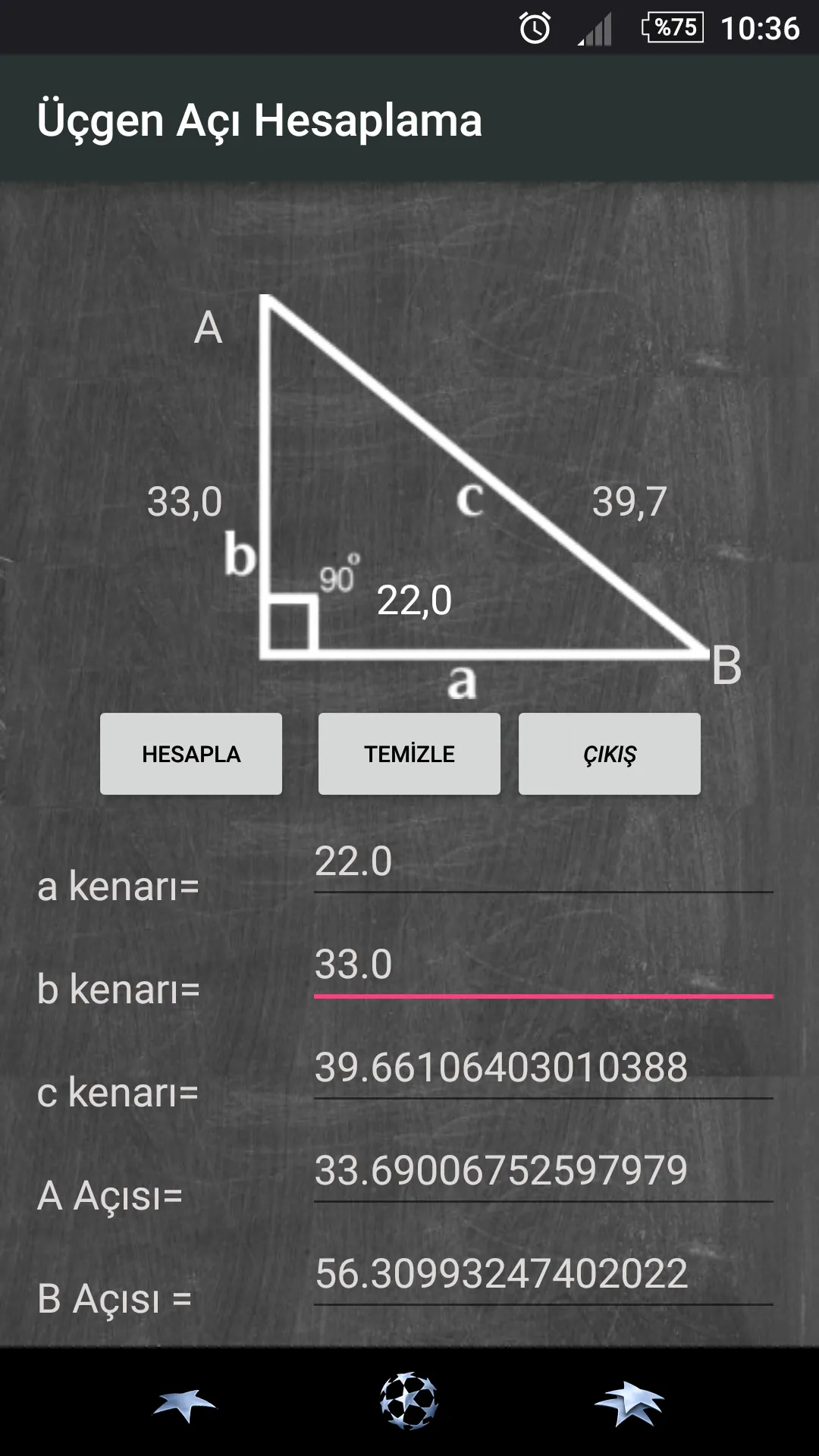 Triangle Calculator | Indus Appstore | Screenshot