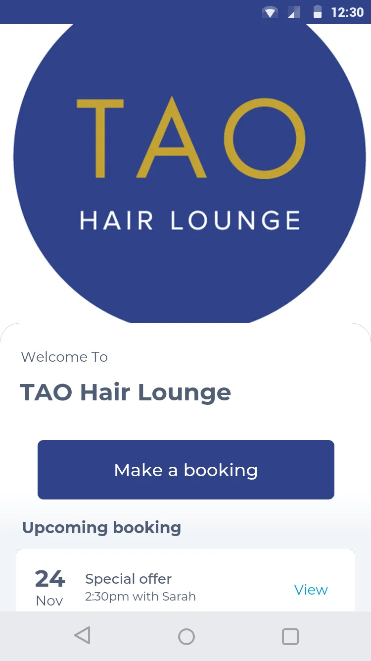 TAO Hair Lounge | Indus Appstore | Screenshot