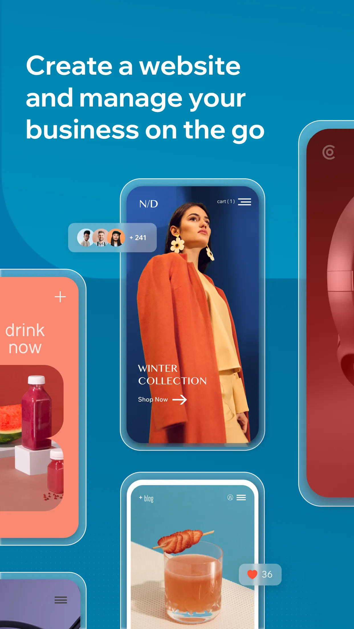 Wix - Website Builder | Indus Appstore | Screenshot