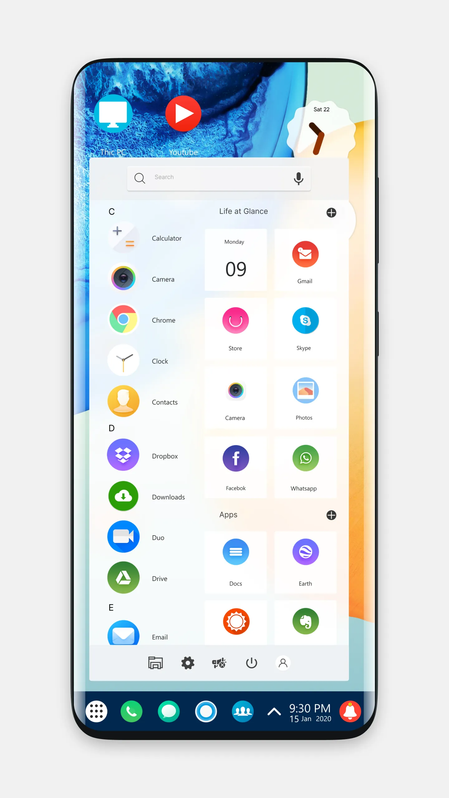 V20 Theme for launcher | Indus Appstore | Screenshot