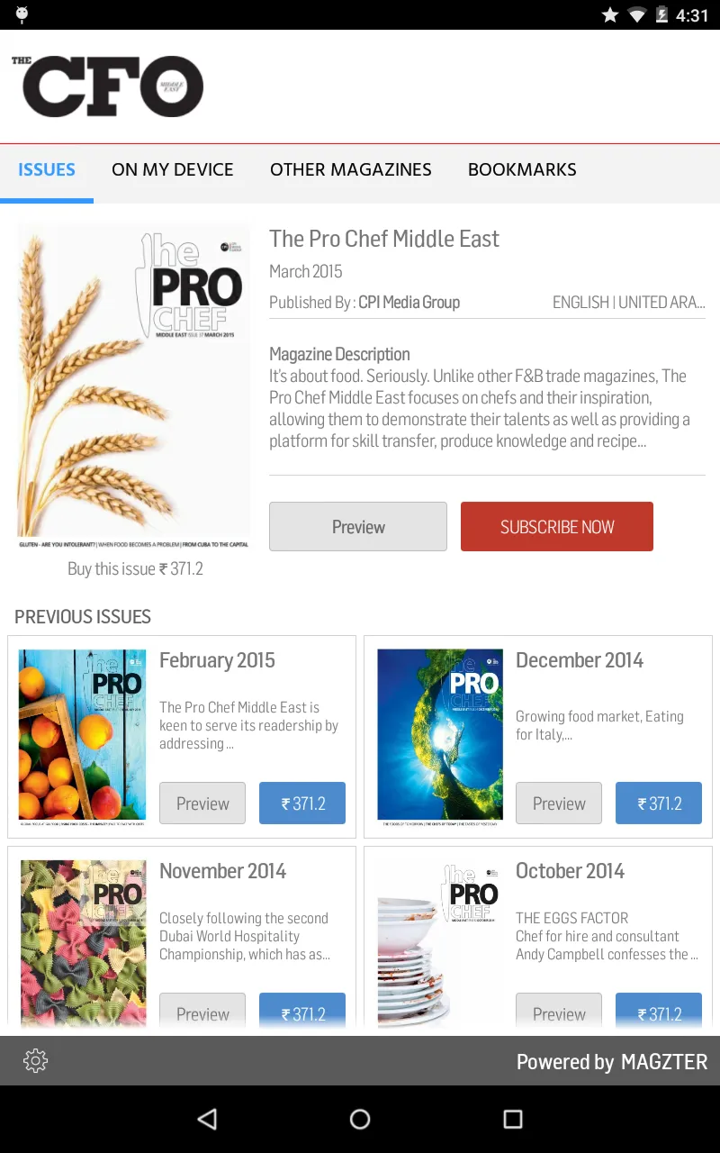 The Pro Chef Middle East | Indus Appstore | Screenshot