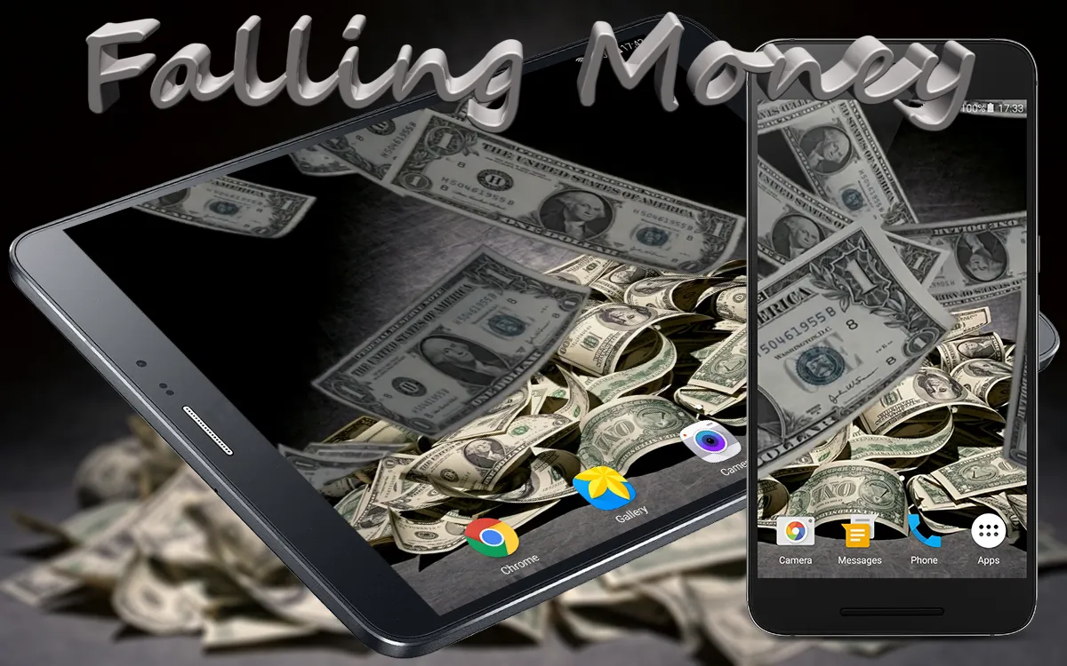 Falling Money Live Wallpaper | Indus Appstore | Screenshot