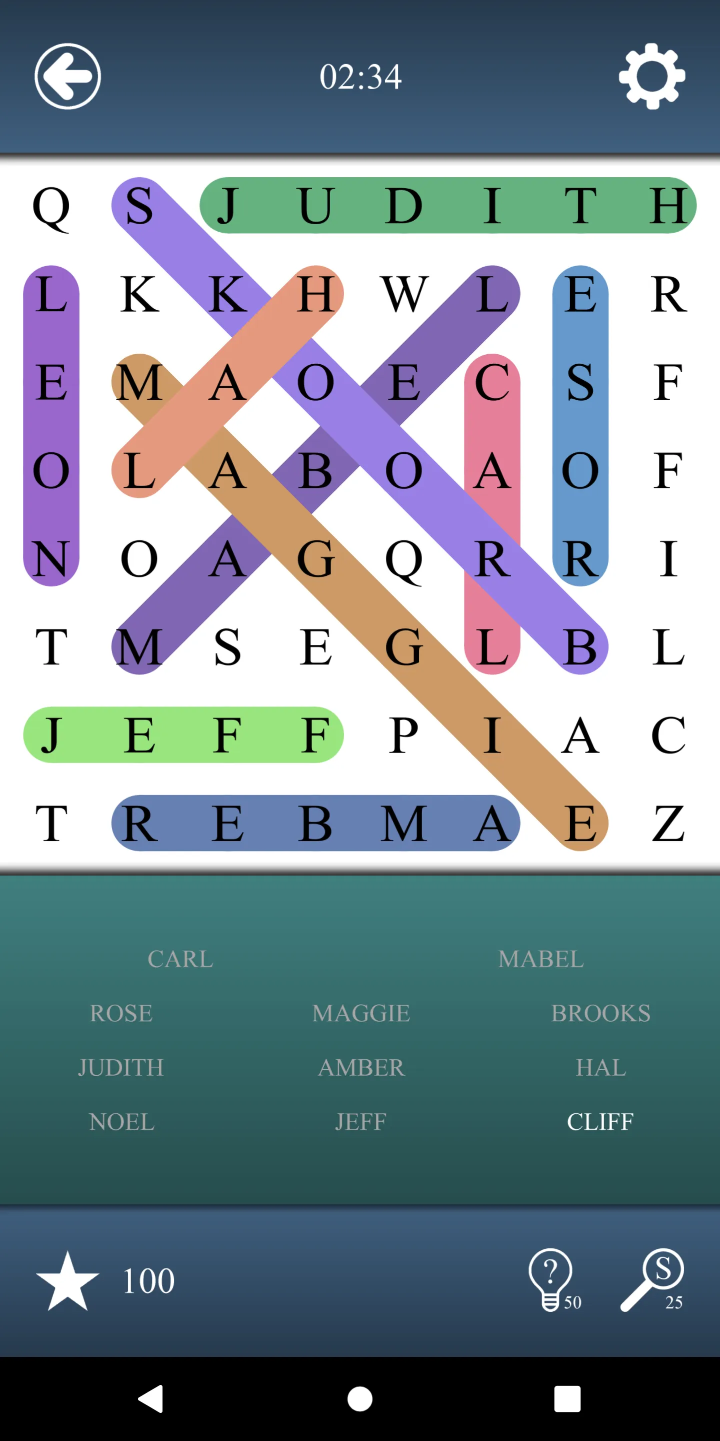 Word Search - online game | Indus Appstore | Screenshot