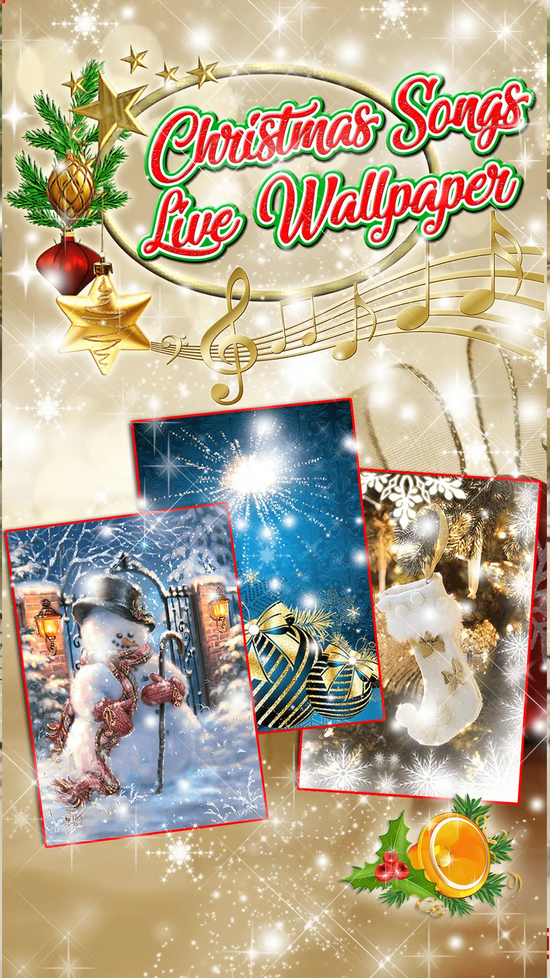 Christmas Songs Live Wallpaper | Indus Appstore | Screenshot