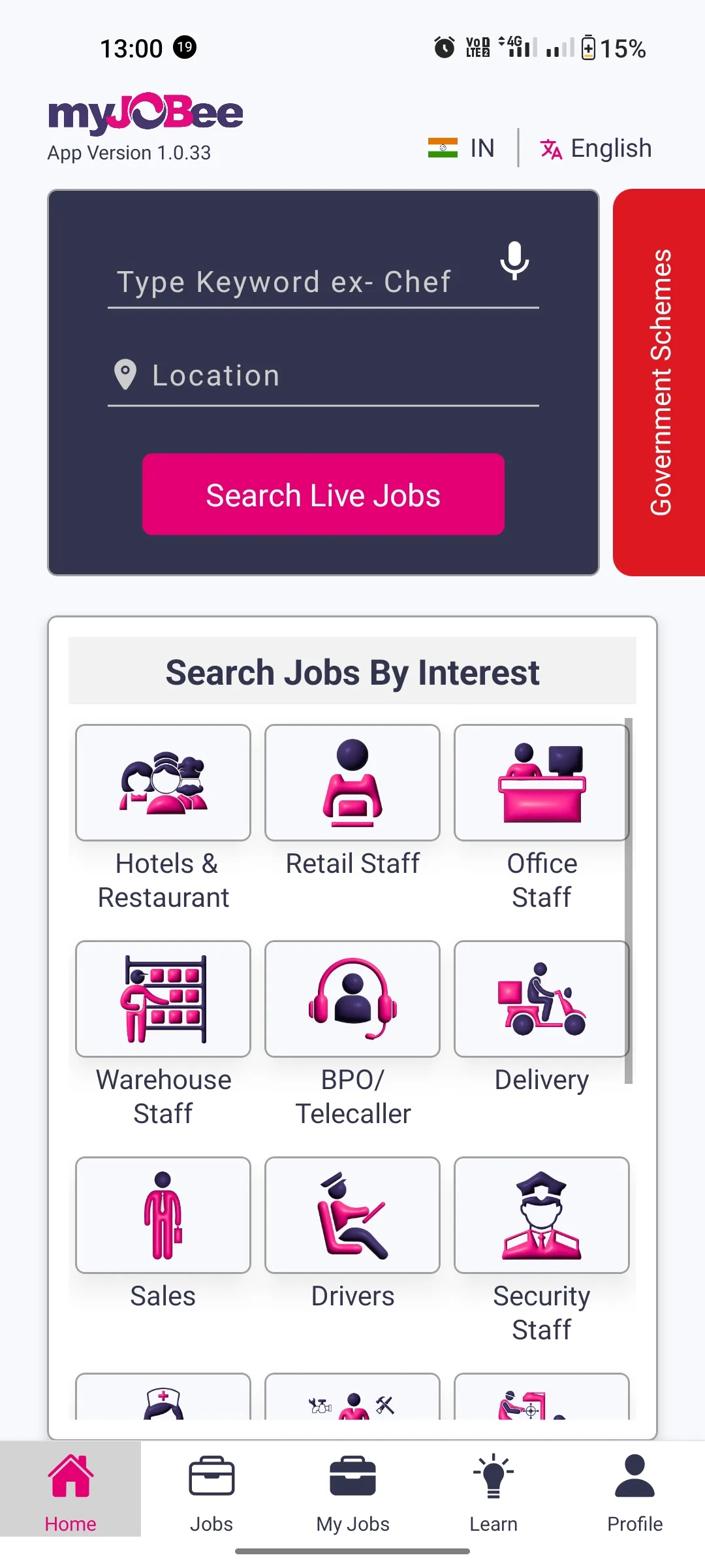 MyJobee Blue/Grey Collar Jobs | Indus Appstore | Screenshot