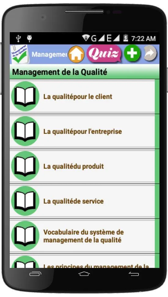 Management de la qualite | Indus Appstore | Screenshot