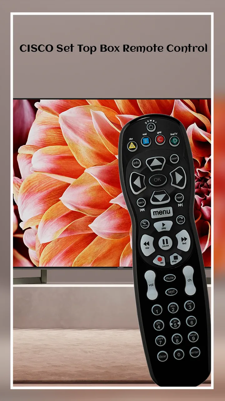 Set Top Box Remote for CISCO | Indus Appstore | Screenshot